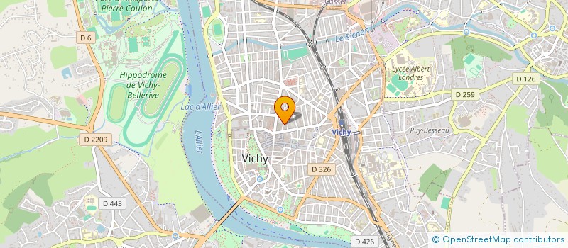 localisation de l'entreprise MONSIEUR MAXIME TRINQUET à VICHY