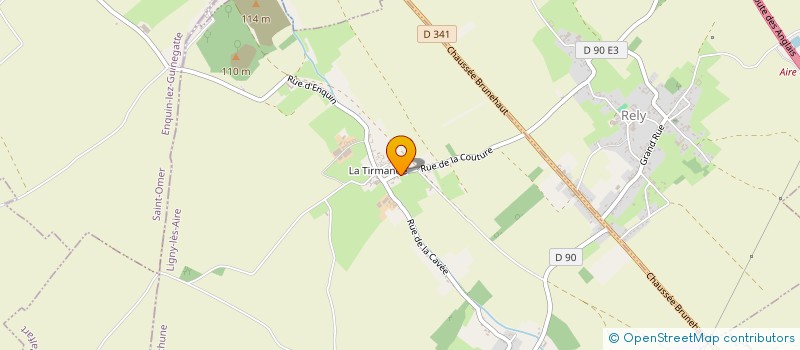 localisation de l'entreprise MONSIEUR MAXIME TRUPIN  LIGNY-LES-AIRE