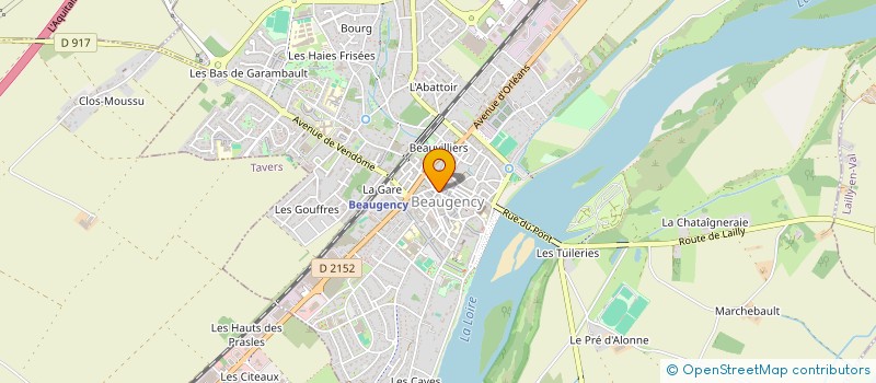 localisation de l'entreprise MONSIEUR MAXIME TSOMPLEXIS  BEAUGENCY