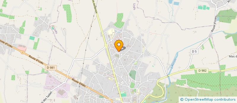 localisation de l'entreprise MONSIEUR MAXIME TSOURI  UZES