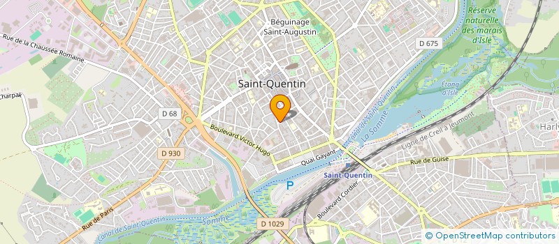 localisation de l'entreprise MONSIEUR MAXIME TURBEAUX à SAINT-QUENTIN