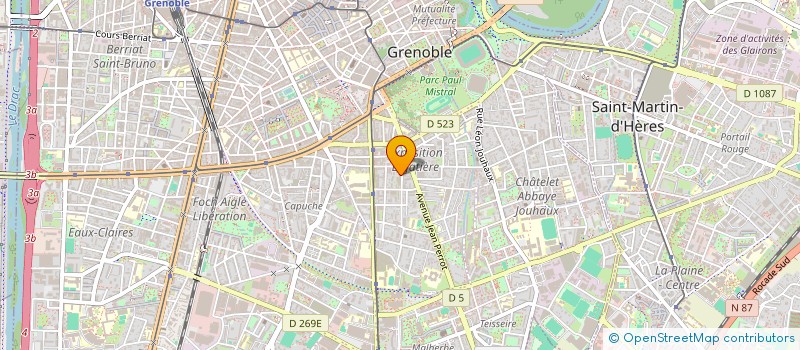 localisation de l'entreprise MONSIEUR MAXIME UOMOBONO à GRENOBLE