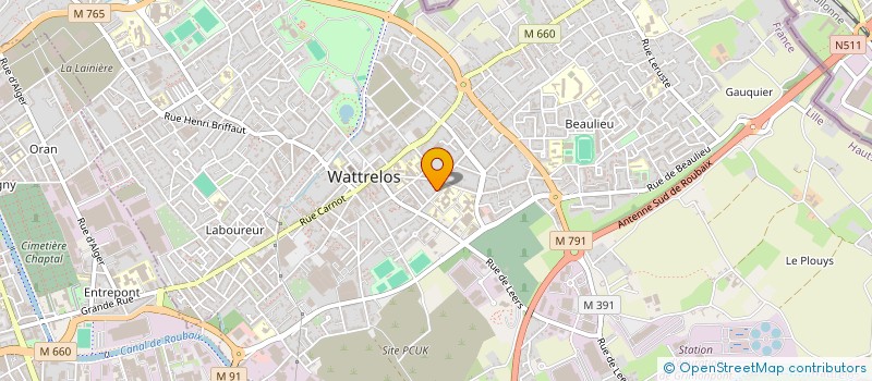 localisation de l'entreprise MONSIEUR MAXIME VALENZIANO à WATTRELOS