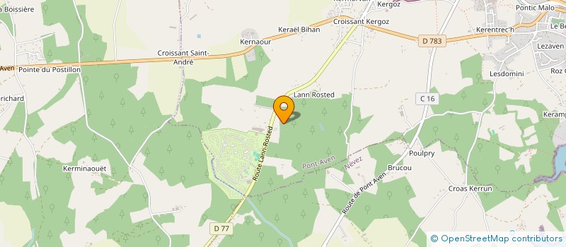 localisation de l'entreprise MONSIEUR MAXIME VALER à PONT-AVEN