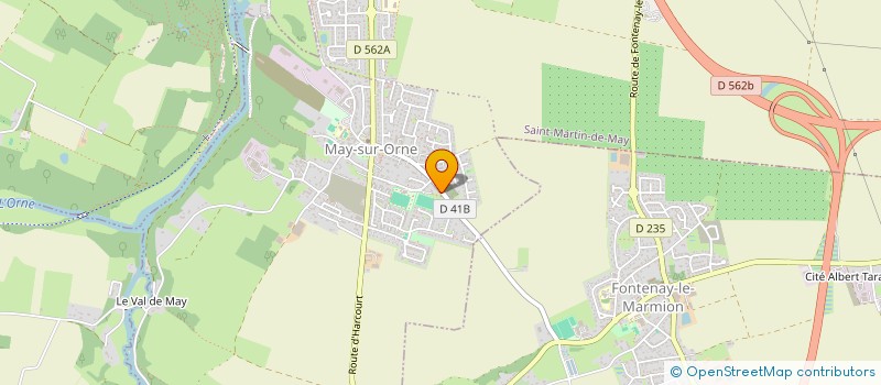 localisation de l'entreprise MONSIEUR MAXIME VALLEE  MAY-SUR-ORNE