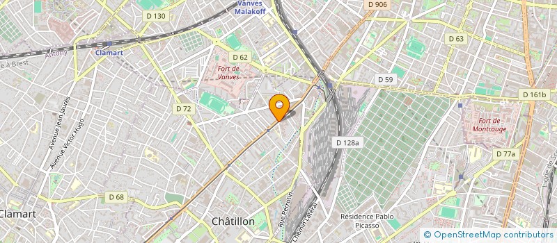 localisation de l'entreprise MONSIEUR MAXIME VAN CAENEGEM à CHATILLON