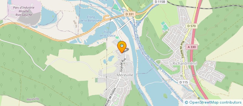 localisation de l'entreprise MONSIEUR MAXIME VAN RIEL  MEREVILLE