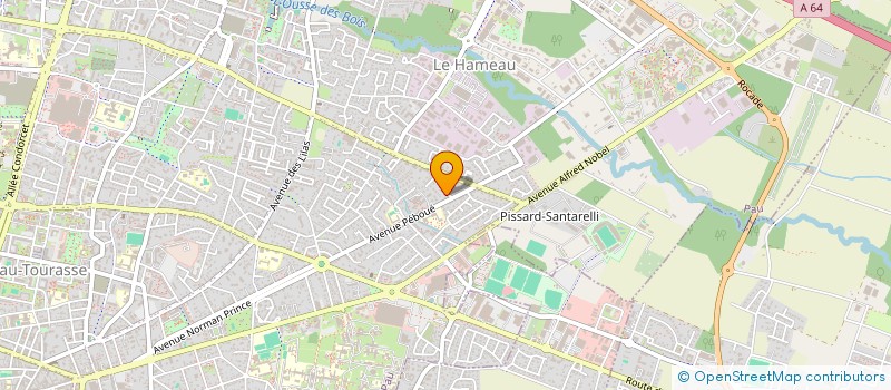 localisation de l'entreprise MONSIEUR MAXIME VANBRUGGHE à PAU