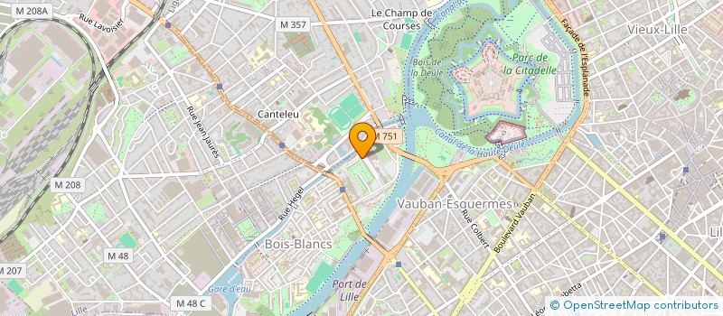 localisation de l'entreprise MONSIEUR MAXIME VANDENBERGHE à LILLE