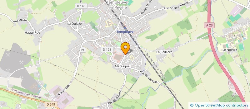 localisation de l'entreprise MONSIEUR MAXIME VANDENBOSSCHE  TEMPLEUVE-EN-PEVELE