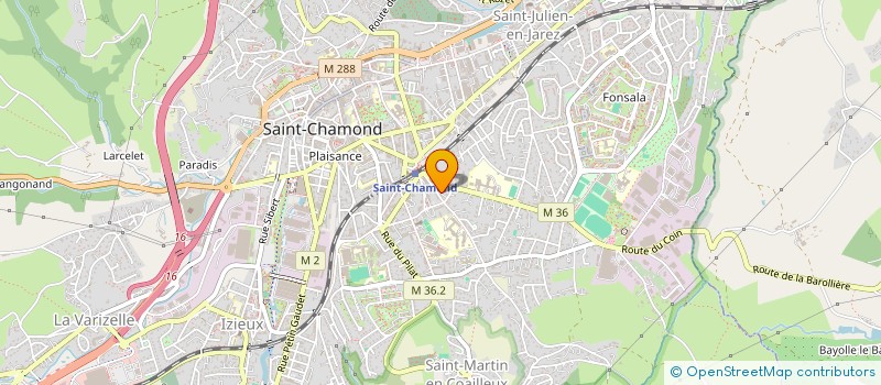 localisation de l'entreprise MONSIEUR MAXIME VANDENBRULLE  SAINT-CHAMOND