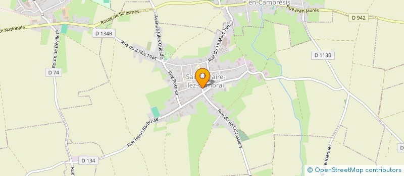 localisation de l'entreprise MONSIEUR MAXIME VANESSE  SAINT-HILAIRE-LEZ-CAMBRAI