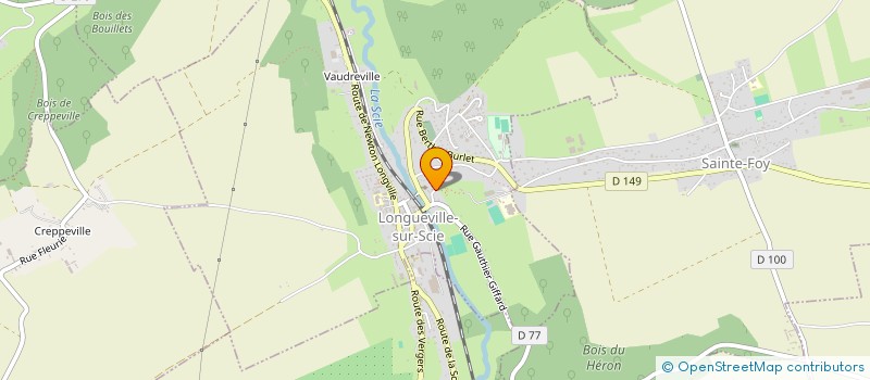 localisation de l'entreprise MONSIEUR MAXIME VANHUYSSE  LONGUEVILLE-SUR-SCIE