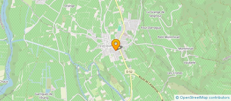 localisation de l'entreprise MONSIEUR MAXIME VAQUERO  BEAUMES-DE-VENISE