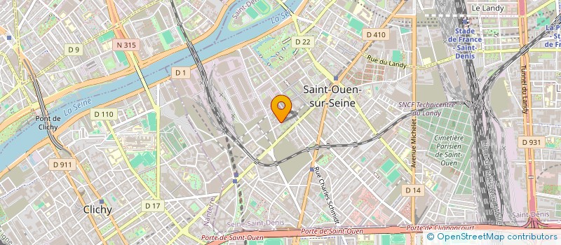 localisation de l'entreprise MONSIEUR MAXIME VARNEY à SAINT-OUEN-SUR-SEINE
