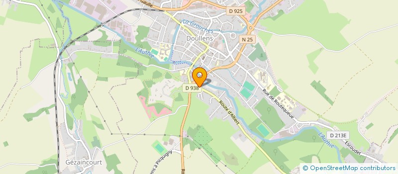 localisation de l'entreprise MONSIEUR MAXIME VASSEUR à DOULLENS