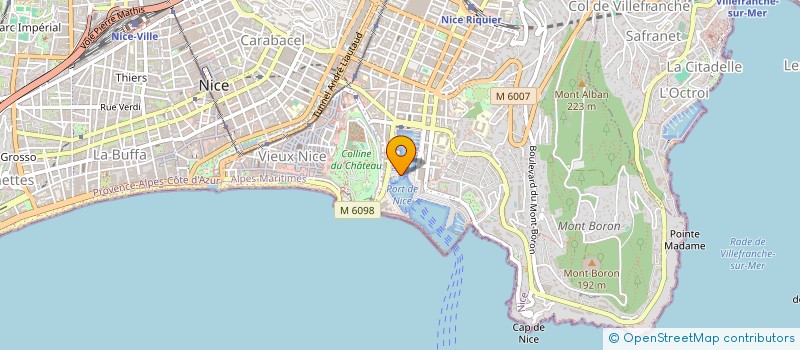 localisation de l'entreprise MONSIEUR MAXIME VAST à NICE