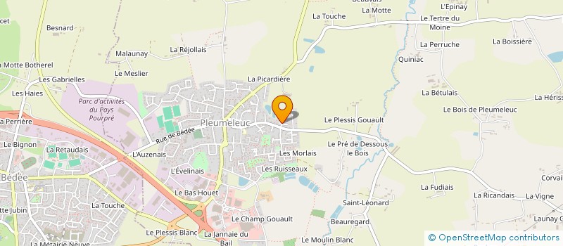 localisation de l'entreprise MONSIEUR MAXIME VAULEON à PLEUMELEUC
