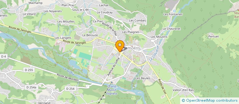 localisation de l'entreprise MONSIEUR MAXIME VAULTIER  SAMOENS