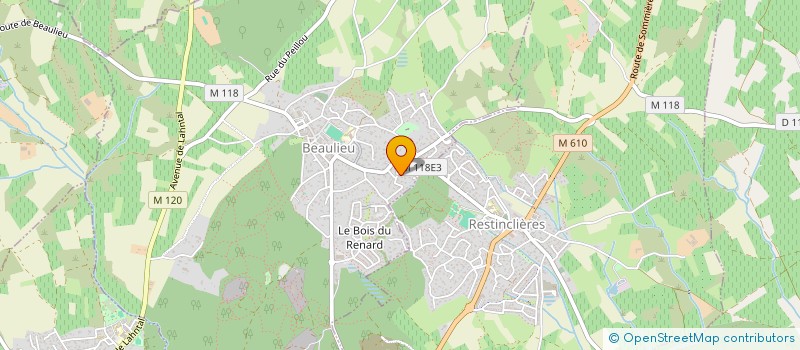 localisation de l'entreprise MONSIEUR MAXIME VAUTHIER à BEAULIEU
