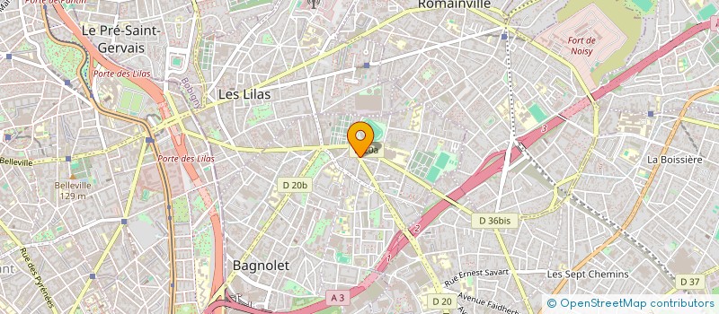 localisation de l'entreprise MONSIEUR MAXIME VAUTIER à BAGNOLET