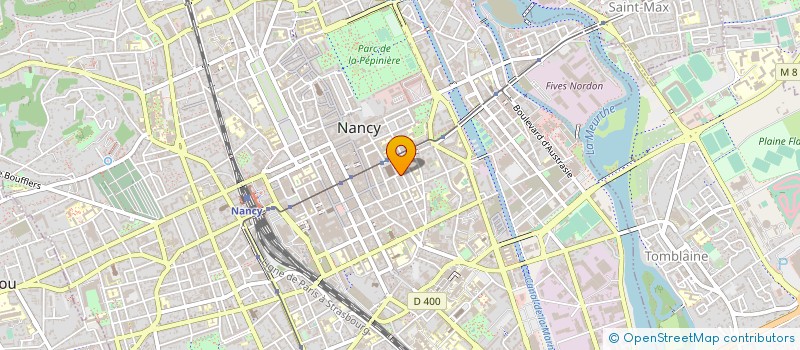 localisation de l'entreprise MONSIEUR MAXIME VAUTRIN à NANCY