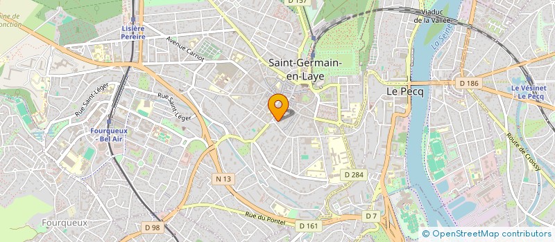 localisation de l'entreprise MONSIEUR MAXIME VAUX à SAINT-GERMAIN-EN-LAYE