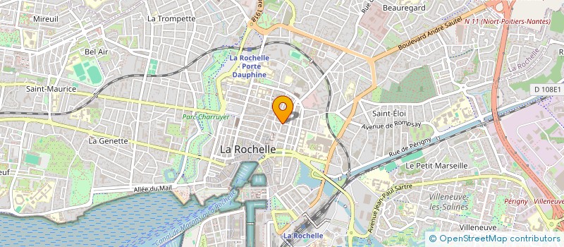 localisation de l'entreprise MONSIEUR MAXIME VENANT  LA ROCHELLE