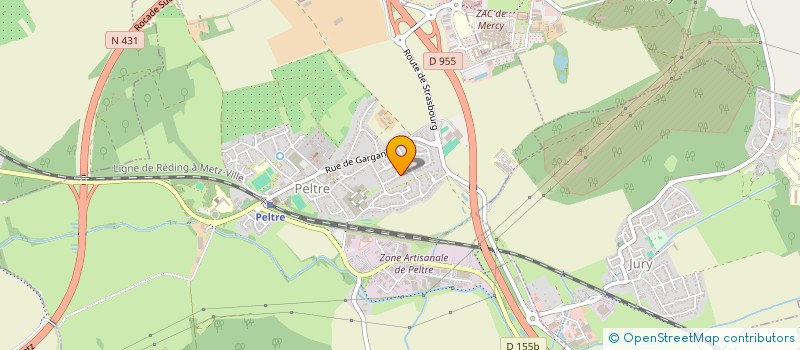 localisation de l'entreprise MONSIEUR MAXIME VENTURELLI--MARIGNY  PELTRE