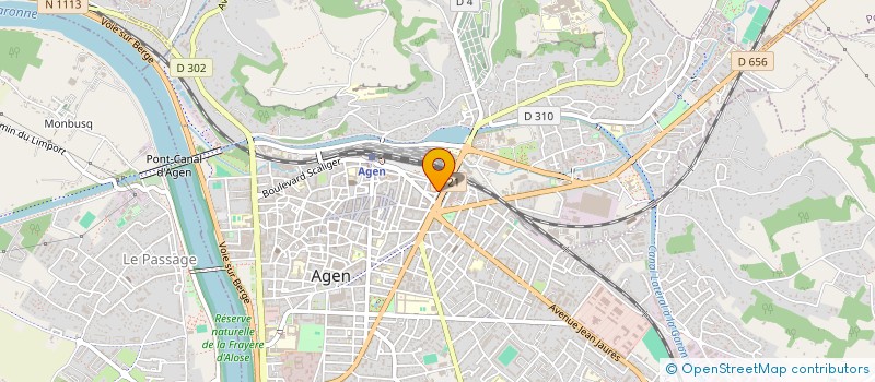 localisation de l'entreprise MONSIEUR MAXIME VERDIER  AGEN