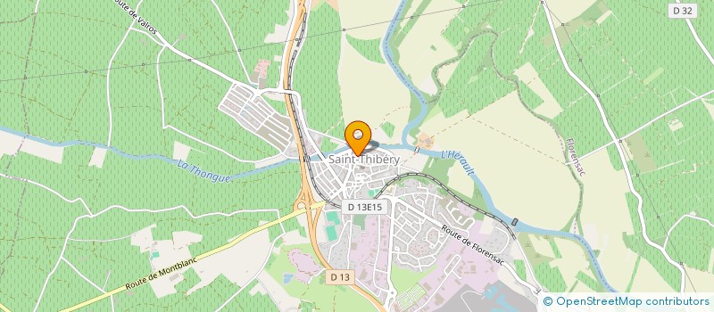 localisation de l'entreprise MONSIEUR MAXIME VERDILLAN à SAINT-THIBERY