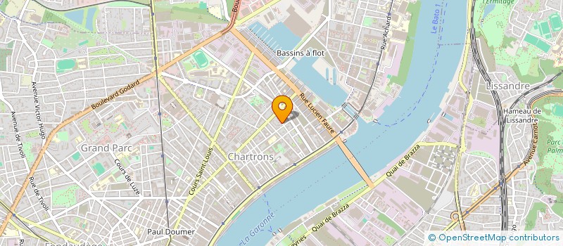 localisation de l'entreprise MONSIEUR MAXIME VERDONI  BORDEAUX