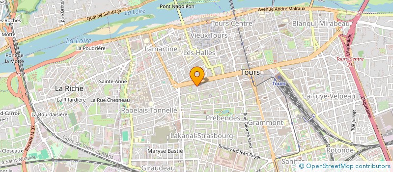 localisation de l'entreprise MONSIEUR MAXIME VERGELY  TOURS