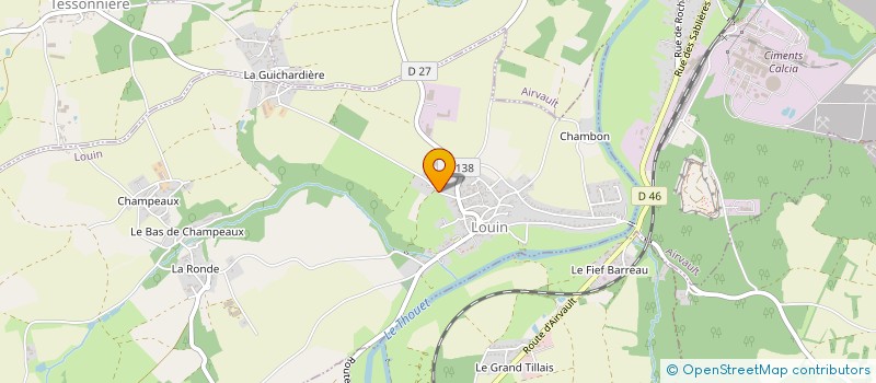 localisation de l'entreprise MONSIEUR MAXIME VERGNAULT  LOUIN