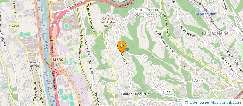 localisation de l'entreprise MONSIEUR MAXIME VERHAVERT  NICE