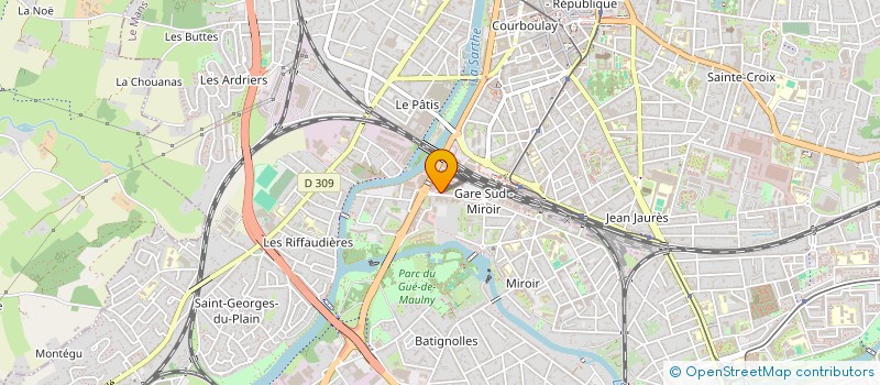 localisation de l'entreprise MONSIEUR MAXIME VERITE  LE MANS