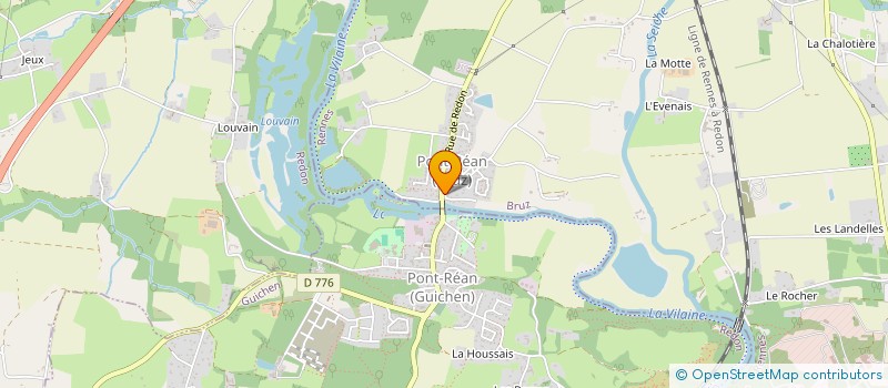 localisation de l'entreprise MONSIEUR MAXIME VERMILLARD  BRUZ