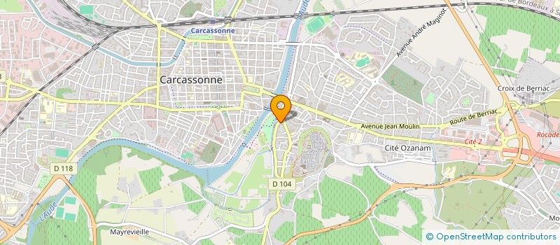 localisation de l'entreprise MONSIEUR MAXIME VERNIER à CARCASSONNE