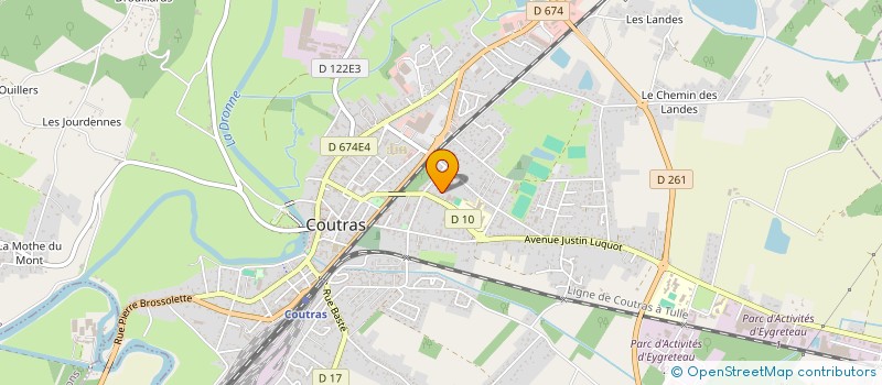 localisation de l'entreprise MONSIEUR MAXIME VERRIER  COUTRAS