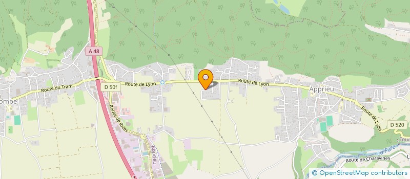 localisation de l'entreprise MONSIEUR MAXIME VEZAIN  APPRIEU