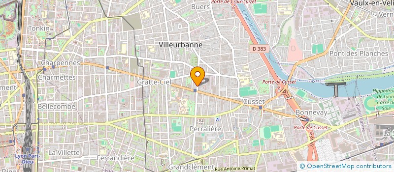 localisation de l'entreprise MONSIEUR MAXIME VIAL  VILLEURBANNE