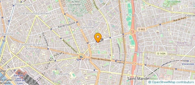 localisation de l'entreprise MONSIEUR MAXIME VIAL  PARIS