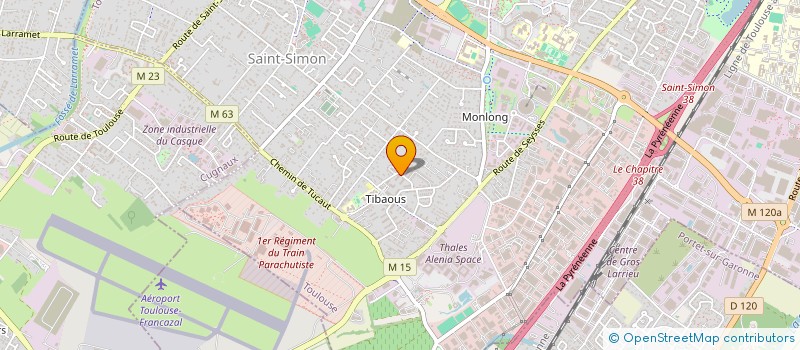 localisation de l'entreprise MONSIEUR MAXIME VIDAILLAC à TOULOUSE