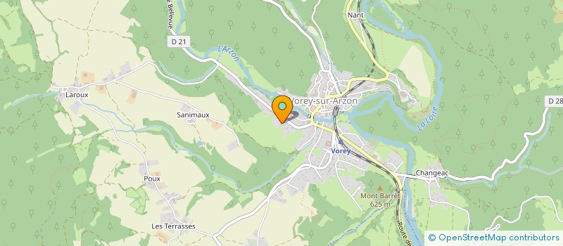 localisation de l'entreprise MONSIEUR MAXIME VIEIRA  VOREY