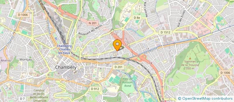 localisation de l'entreprise MONSIEUR MAXIME VIERNE  CHAMBERY