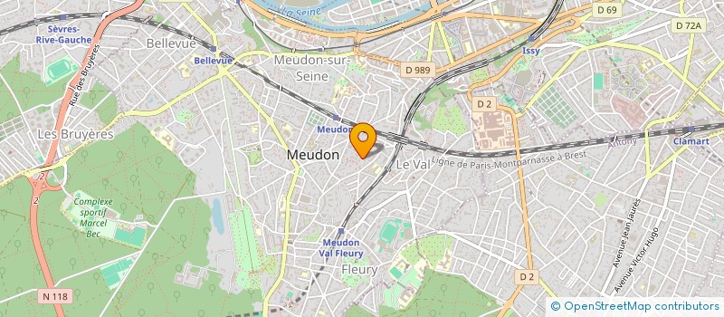 localisation de l'entreprise MONSIEUR MAXIME VIGNERON à MEUDON