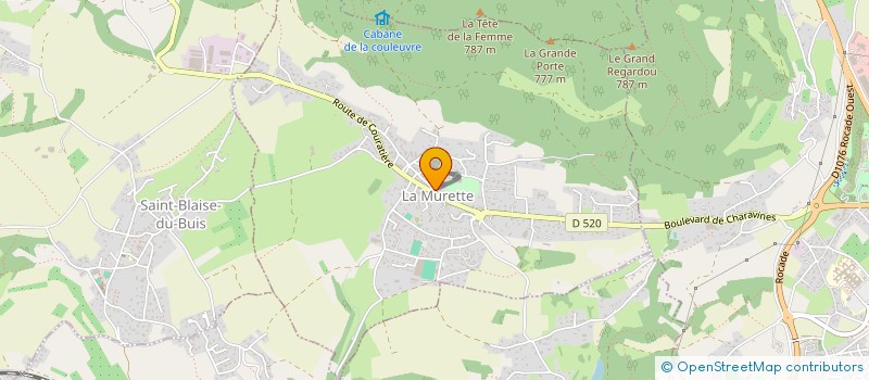 localisation de l'entreprise MONSIEUR MAXIME VIGNEUX  LA MURETTE