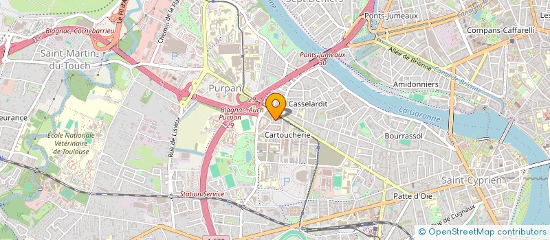 localisation de l'entreprise MONSIEUR MAXIME VIGUIER  QUINT-FONSEGRIVES