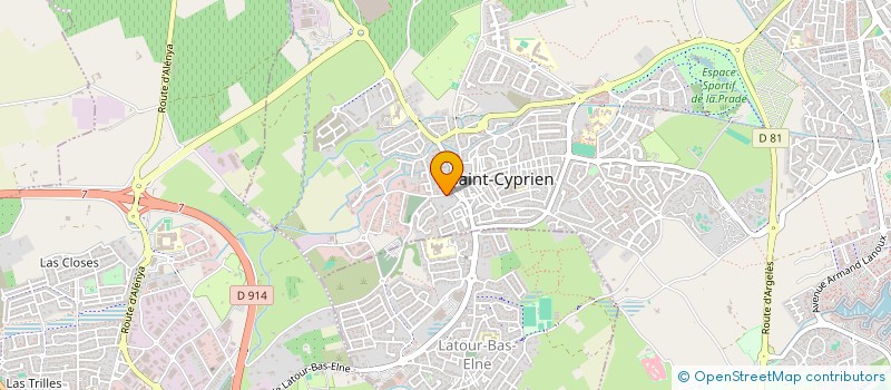 localisation de l'entreprise MONSIEUR MAXIME VIGUIER à SAINT-CYPRIEN