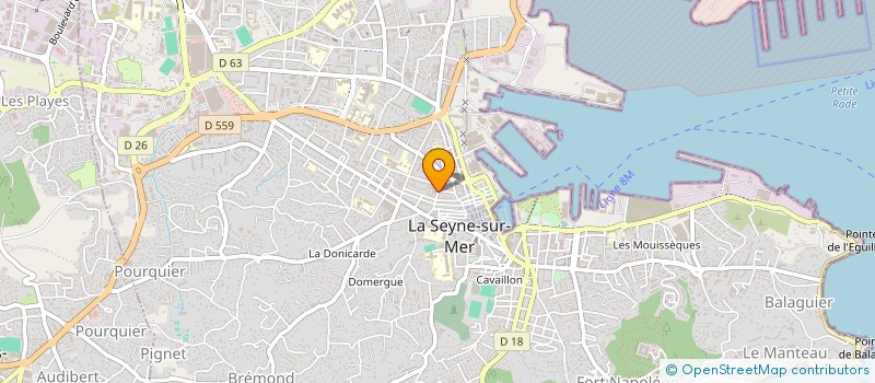 localisation de l'entreprise MONSIEUR MAXIME VILASI  LA SEYNE-SUR-MER